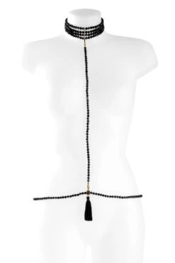 Maison Close A Ton Cou - Jet Pearl Harness 17 Maison Close A Ton Cou - Jet Pearl Harness -Glamour Lace Shop 605752