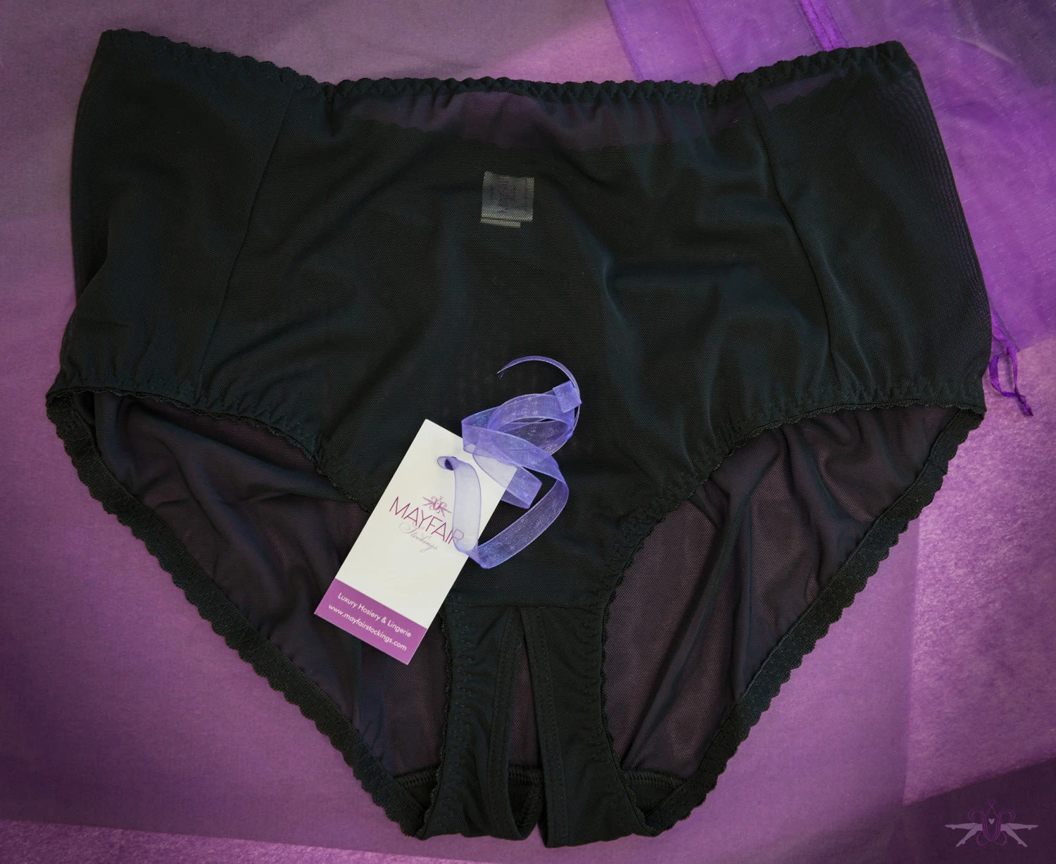 Mayfair Savannah Sheer Open Knicker 8 Mayfair Savannah Sheer Open Knicker - Image 6