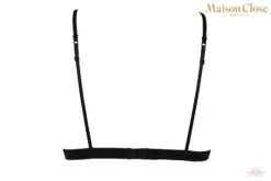 Maison Close Pure Tentation Black Triangle Bra -Glamour Lace Shop Mayfair Stockings 606991 2 ghost logo