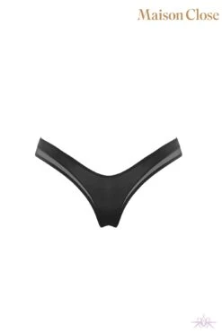 Maison Close Pure Tentation Black High Thong 17 Maison Close Pure Tentation Black High Thong -Glamour Lace Shop Mayfair Stockings 608068 ghost 1 hd logo
