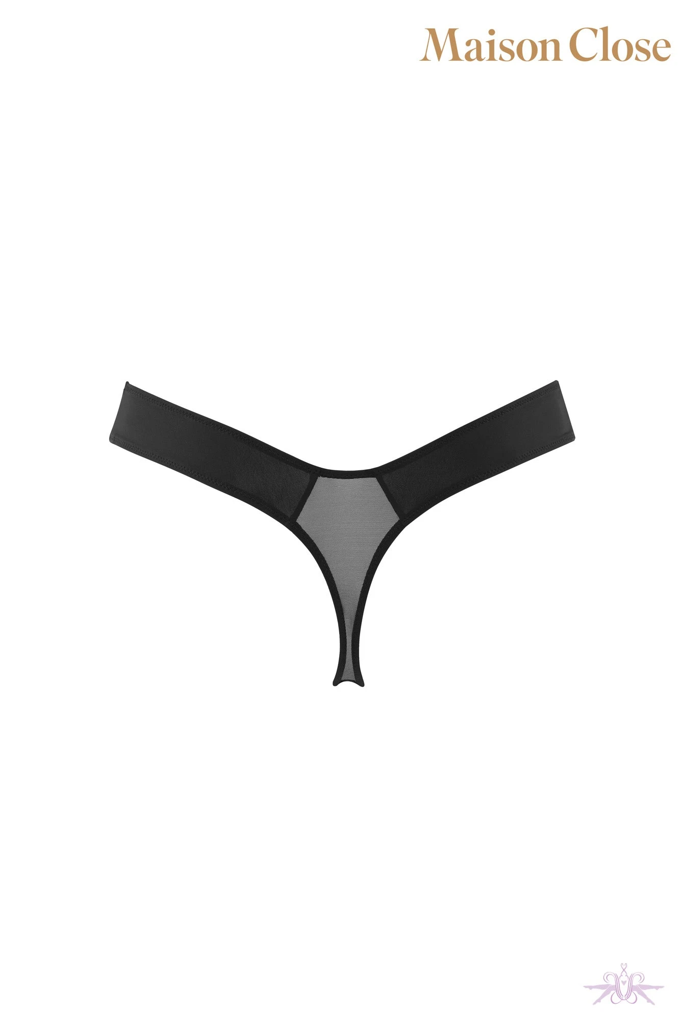 Maison Close Pure Tentation Black High Thong 10 Maison Close Pure Tentation Black High Thong - Image 8