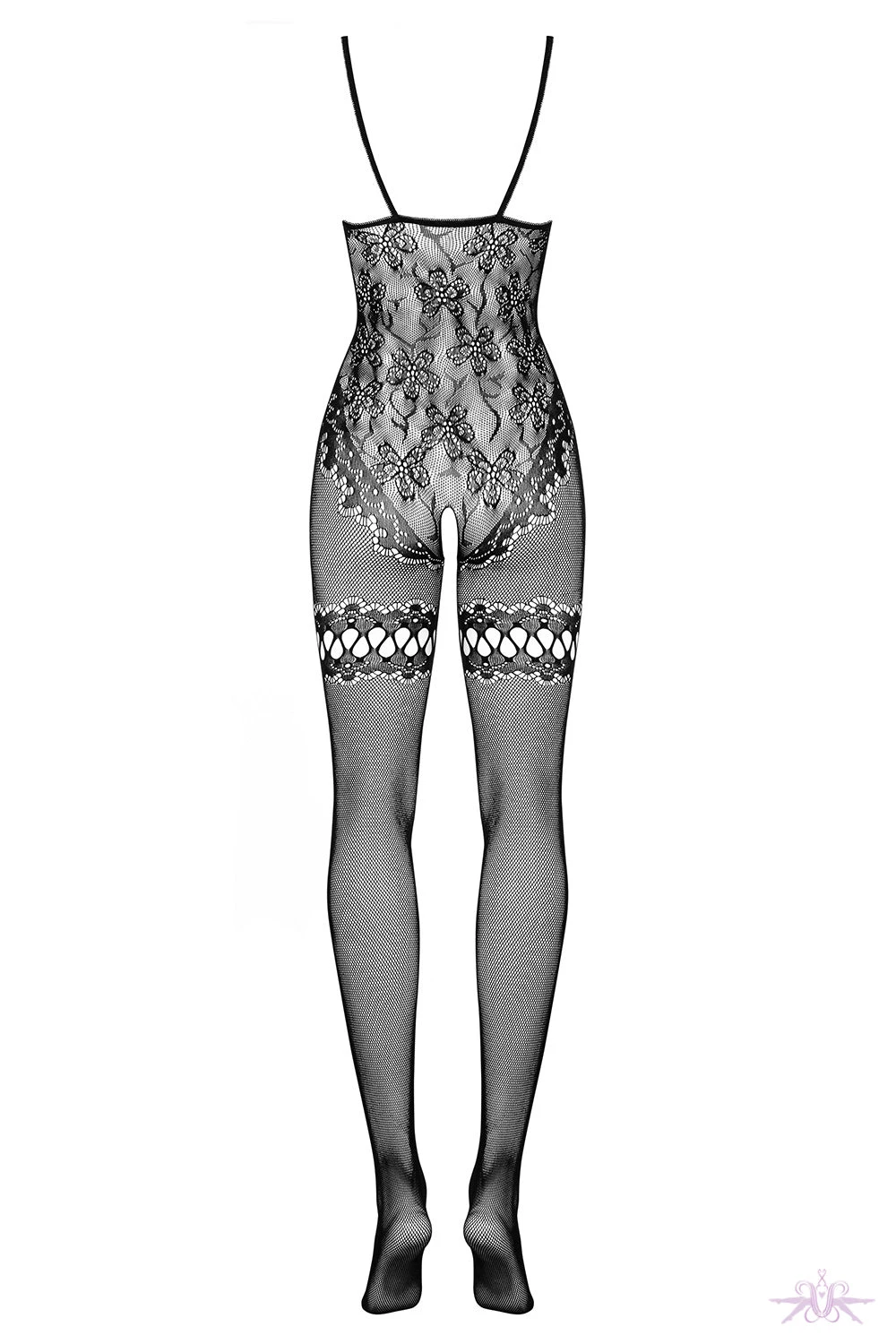 Obsessive Floral Fishnet Bodystocking 7 Obsessive Floral Fishnet Bodystocking - Image 5
