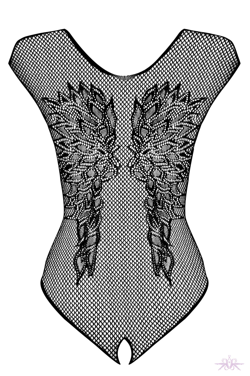 Obsessive Wing Motif Fishnet Bodysuit 6 Obsessive Wing Motif Fishnet Bodysuit - Image 4