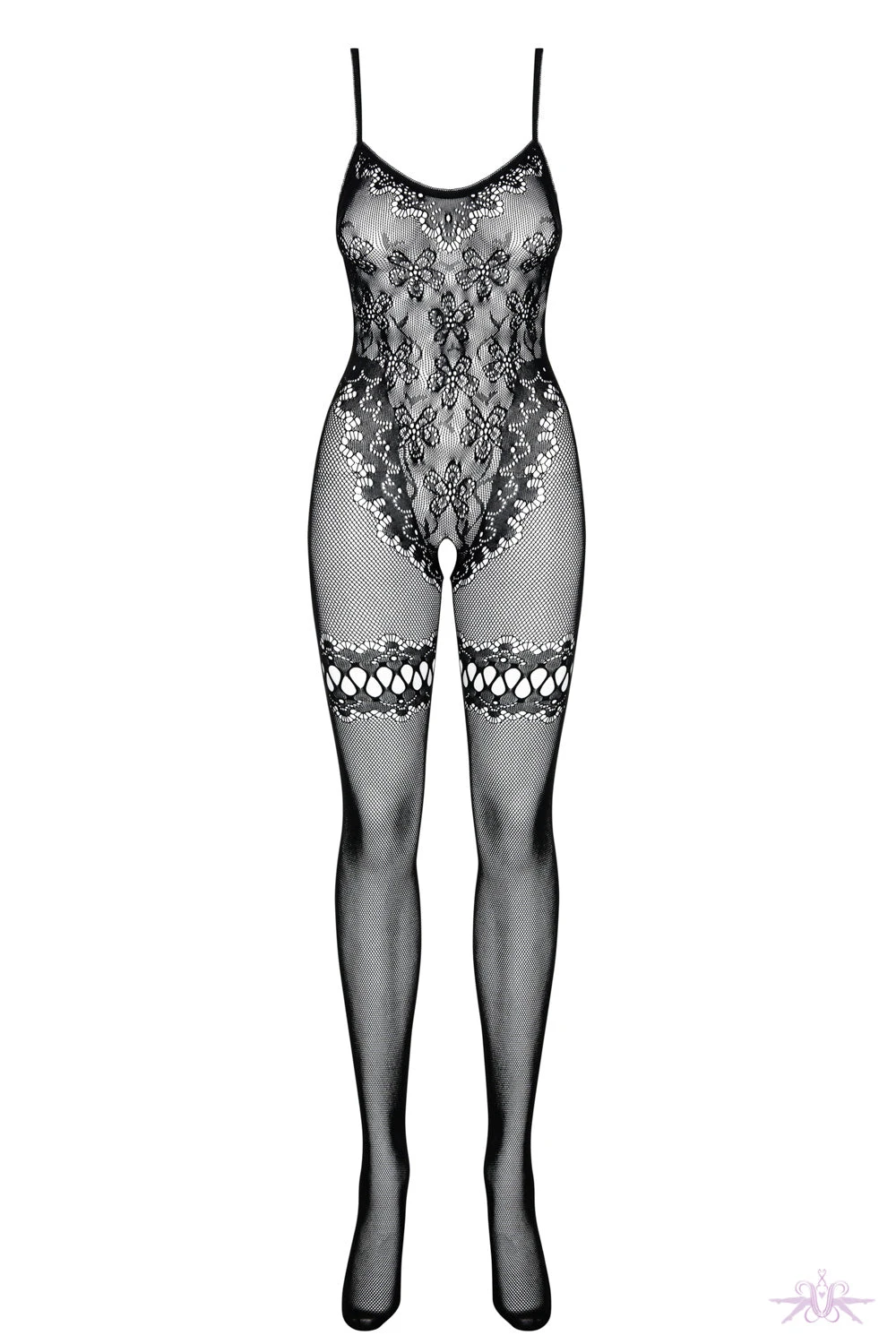 Obsessive Floral Fishnet Bodystocking 8 Obsessive Floral Fishnet Bodystocking - Image 6