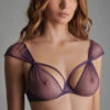 Maison Close L'Amoureuse Violet Orchid Naked Scarf Bra -Glamour Lace Shop Mayfair Stockings560677 l amoureuse pourpre 0570 1 1728x 169