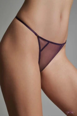 Maison Close L'Amoureuse Violet Orchid Mini String 10 Maison Close L'Amoureuse Violet Orchid Mini String -Glamour Lace Shop Mayfair Stockings560680 l amoureuse pourpre 0400 3 2000x2000 4