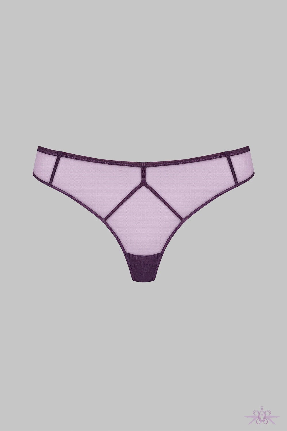 Maison Close L'Amoureuse Violet Orchid Open Panty 6 Maison Close L'Amoureuse Violet Orchid Open Panty - Image 4