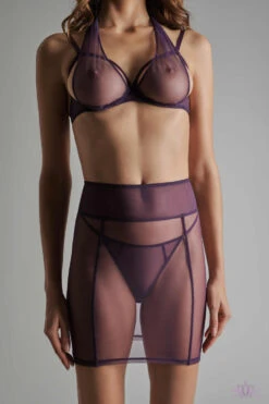 Maison Close L'Amoureuse Violet Orchid Suspender Skirt -Glamour Lace Shop Mayfair Stockings560705 l amoureuse pourpre 0637 4 2000x2000 5