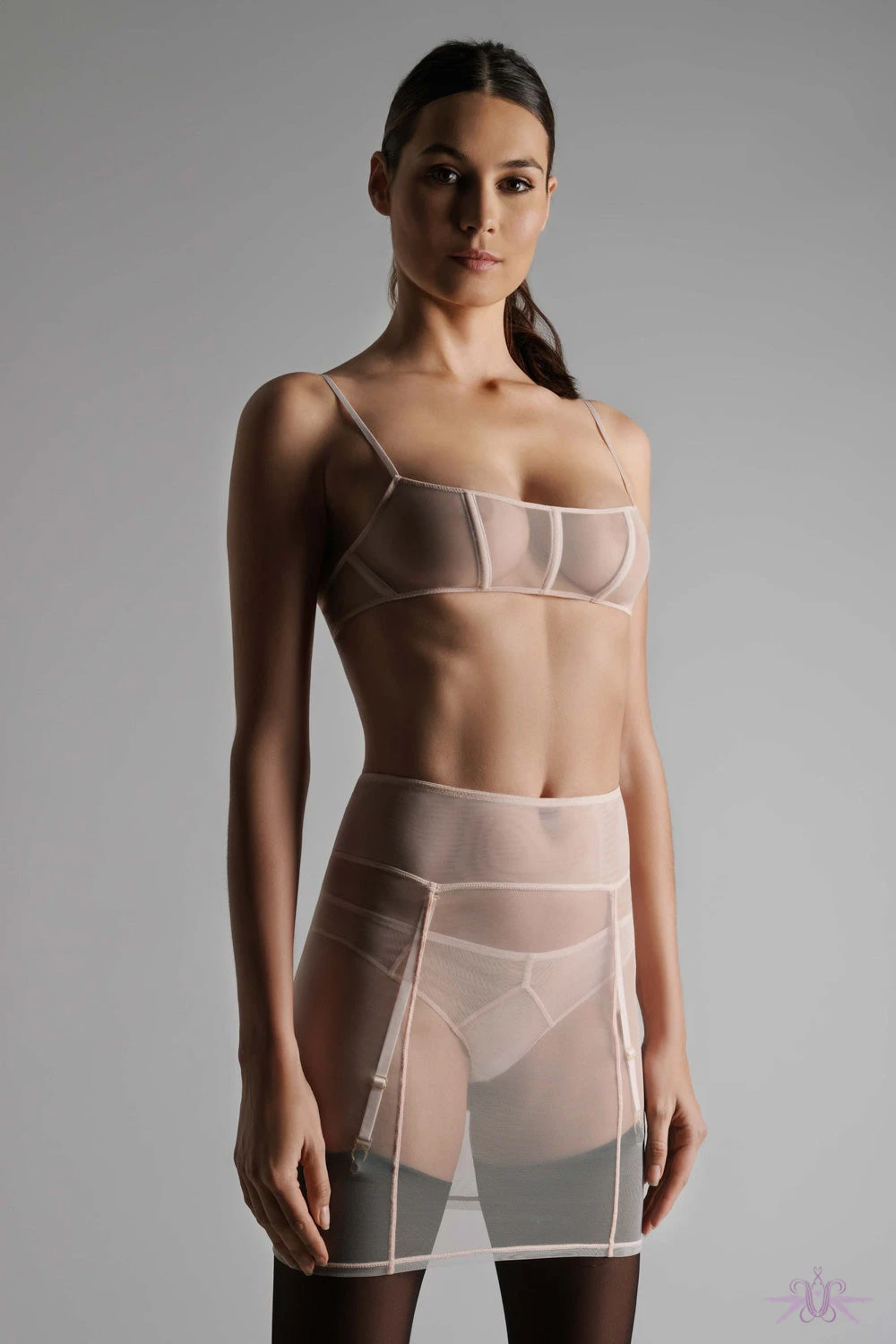 Maison Close L'Amoureuse Peony Rose Suspender Skirt 3 Maison Close L'Amoureuse Peony Rose Suspender Skirt