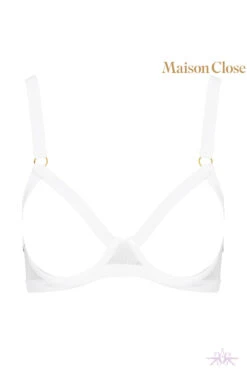 Maison Close Pure Tentation White Naked Breast Bra 18 Maison Close Pure Tentation White Naked Breast Bra -Glamour Lace Shop Mayfair Stockings608510 ghost Edit 4