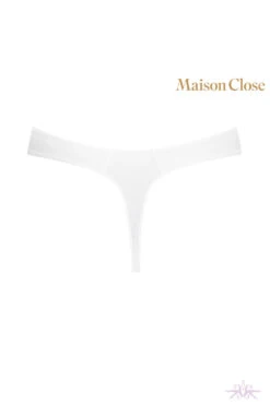 Maison Close Pure Tentation White High Thong 23 Maison Close Pure Tentation White High Thong -Glamour Lace Shop Mayfair Stockings608513 ghost 2 Edit 7