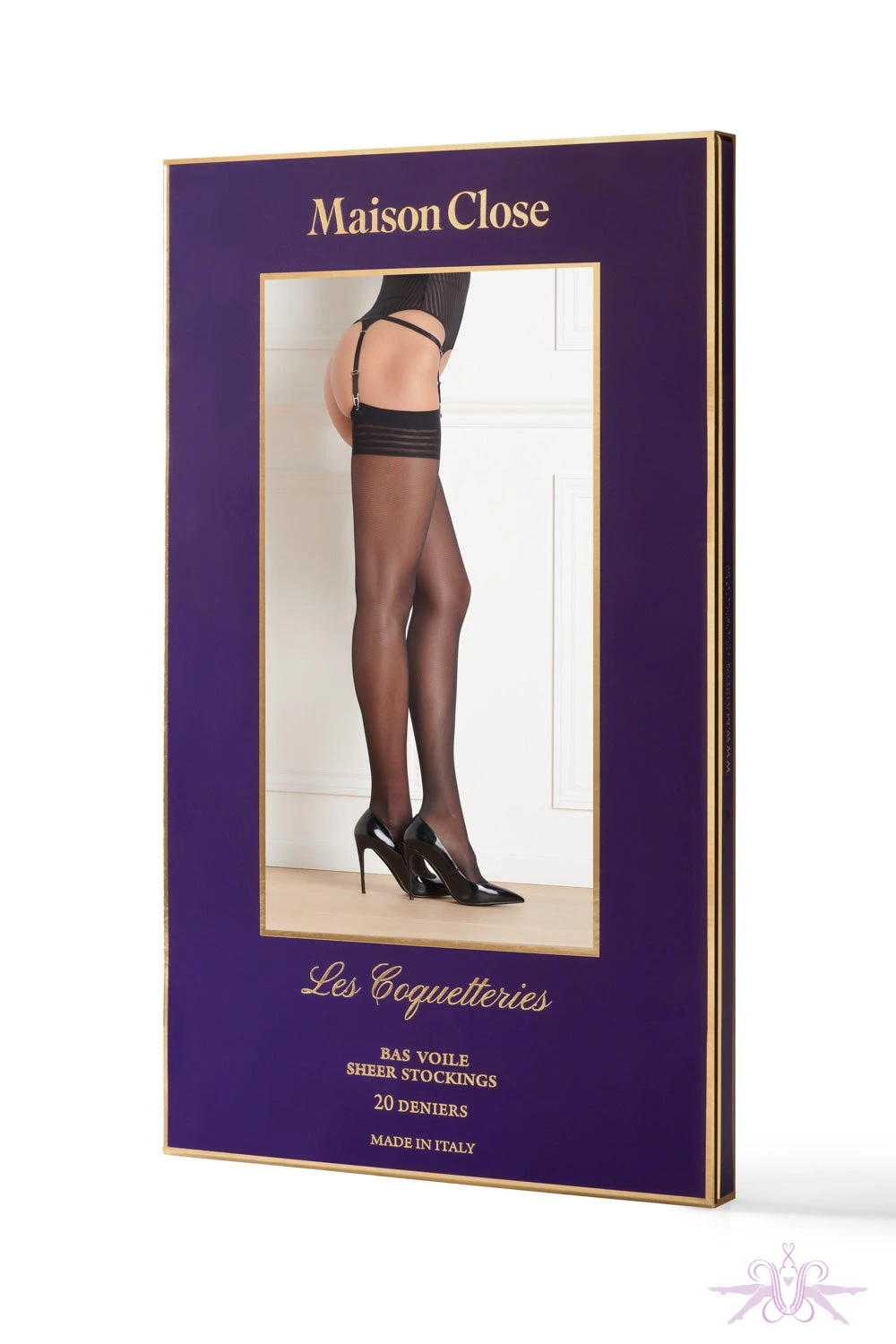 Maison Close Sheer Stripe Stockings 8 Maison Close Sheer Stripe Stockings - Image 6