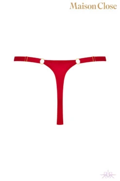 Maison Close Tapage Nocturne Red Mini Thong 15 Maison Close Tapage Nocturne Red Mini Thong -Glamour Lace Shop Mayfair Stockings608649 ghost 2 23