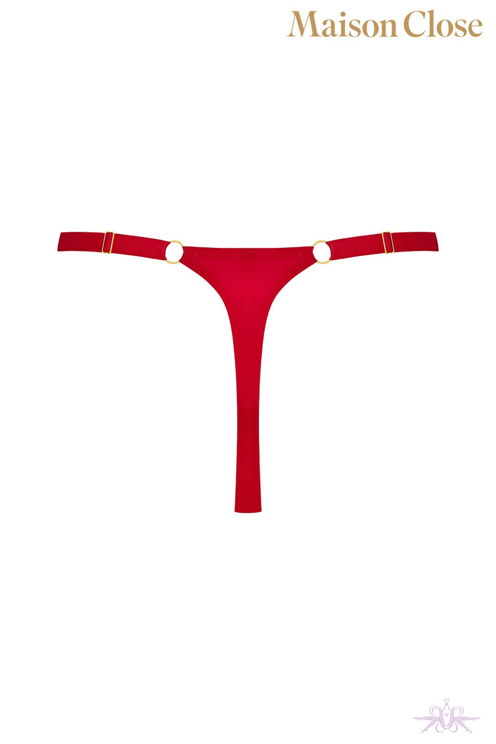 Maison Close Tapage Nocturne Red Mini Thong 6 Maison Close Tapage Nocturne Red Mini Thong - Image 4