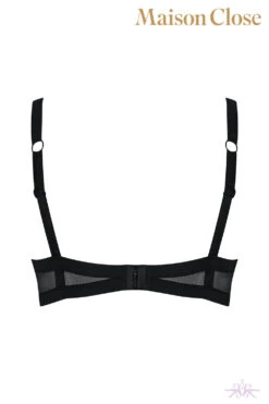 Maison Close Pure Tentation Black Naked Breast Bra -Glamour Lace Shop Mayfair Stockings608788 ghost 2 58