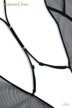 Maison Close Madame Reve Long Sheer Dress -Glamour Lace Shop Mayfair Stockings608867 ghost 3 17