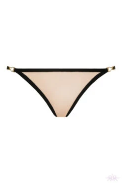 Atelier Amour Insoutenable Legerete Nude/Black Brief -Glamour Lace Shop Mayfair StockingsIL22 KFRONT 14