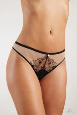Atelier Amour Apres Minuit Tanga -Glamour Lace Shop Mayfair StockingsLBAP22DVT 25
