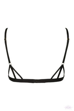 Atelier Amour Onde Sensuelle Open Triangle Bra -Glamour Lace Shop Mayfair StockingsOS10Back 1