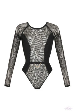 Atelier Amour Onde Sensuelle Bodysuit 34 Atelier Amour Onde Sensuelle Bodysuit -Glamour Lace Shop Mayfair StockingsOS31DVT 72