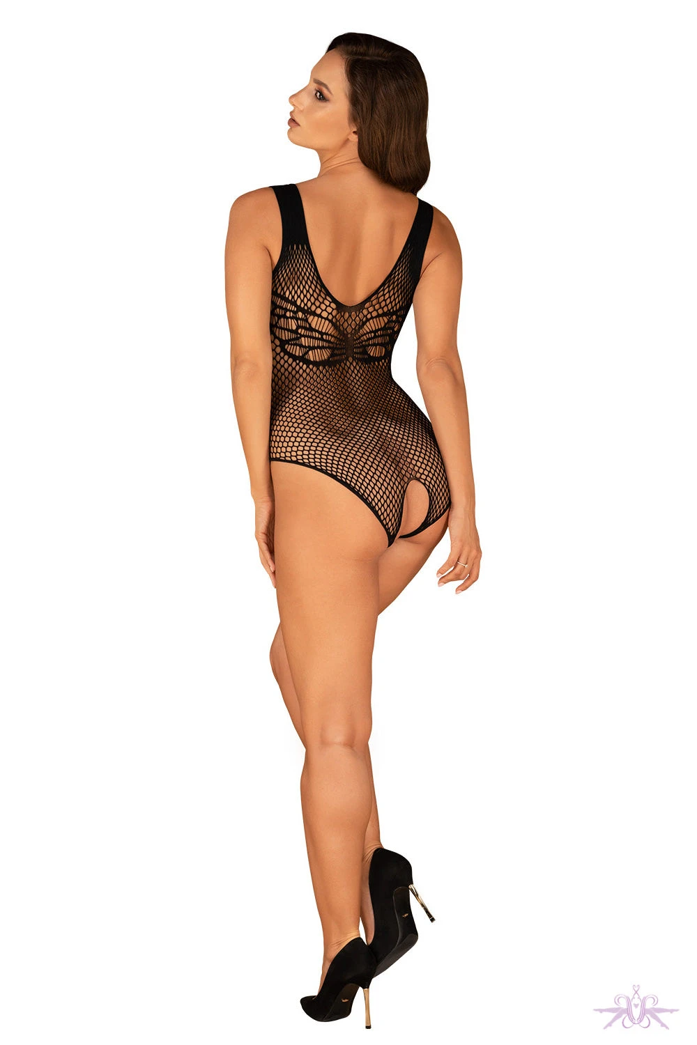 Obsessive Black Bee Open Bodysuit 4 Obsessive Black Bee Open Bodysuit - Image 2
