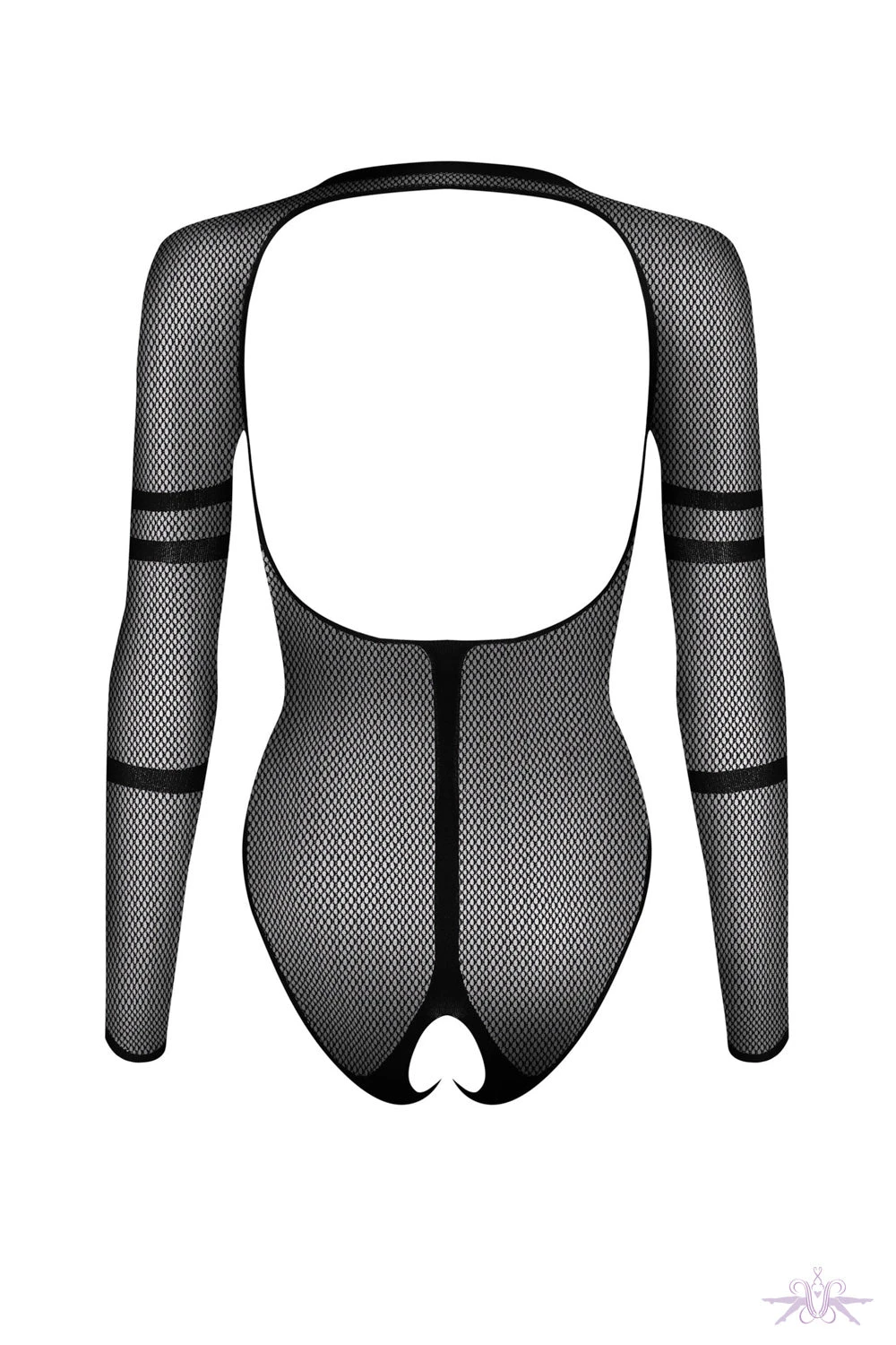 Obsessive Crotchless Long Sleeved Sheer Bodysuit 8 Obsessive Crotchless Long Sleeved Sheer Bodysuit - Image 6