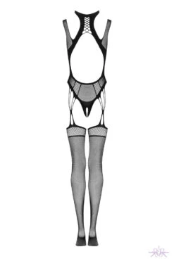 Obsessive Cut-Out Design Fishnet Bodystocking 13 Obsessive Cut-Out Design Fishnet Bodystocking -Glamour Lace Shop Mayfair StockingsObsessive G327 bodystocking pwb 2