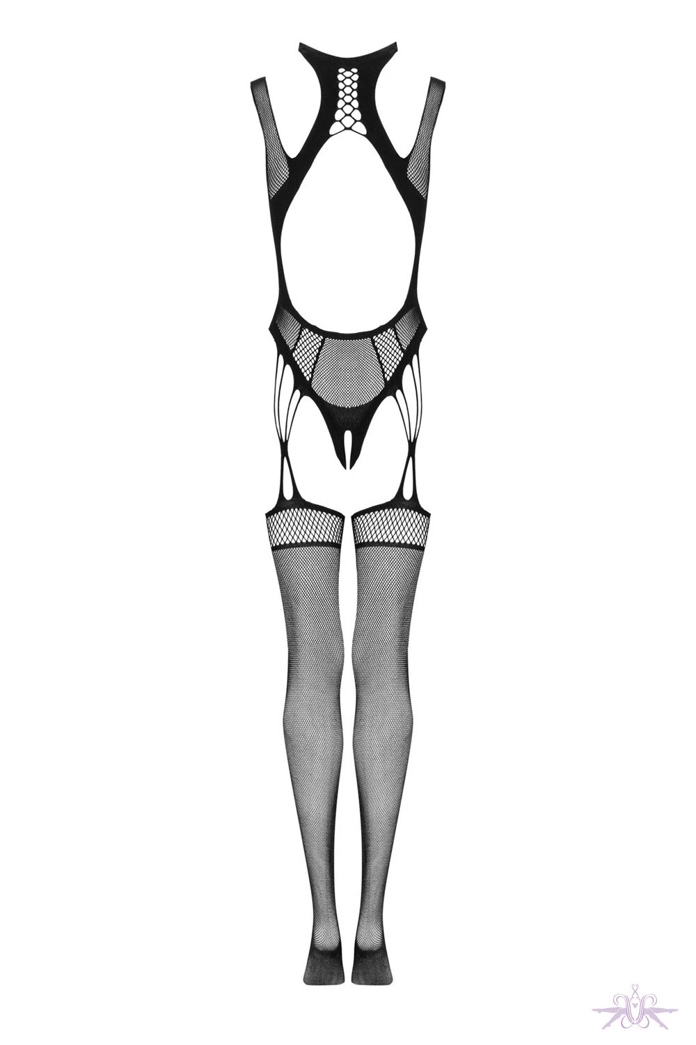 Obsessive Cut-Out Design Fishnet Bodystocking 8 Obsessive Cut-Out Design Fishnet Bodystocking - Image 6