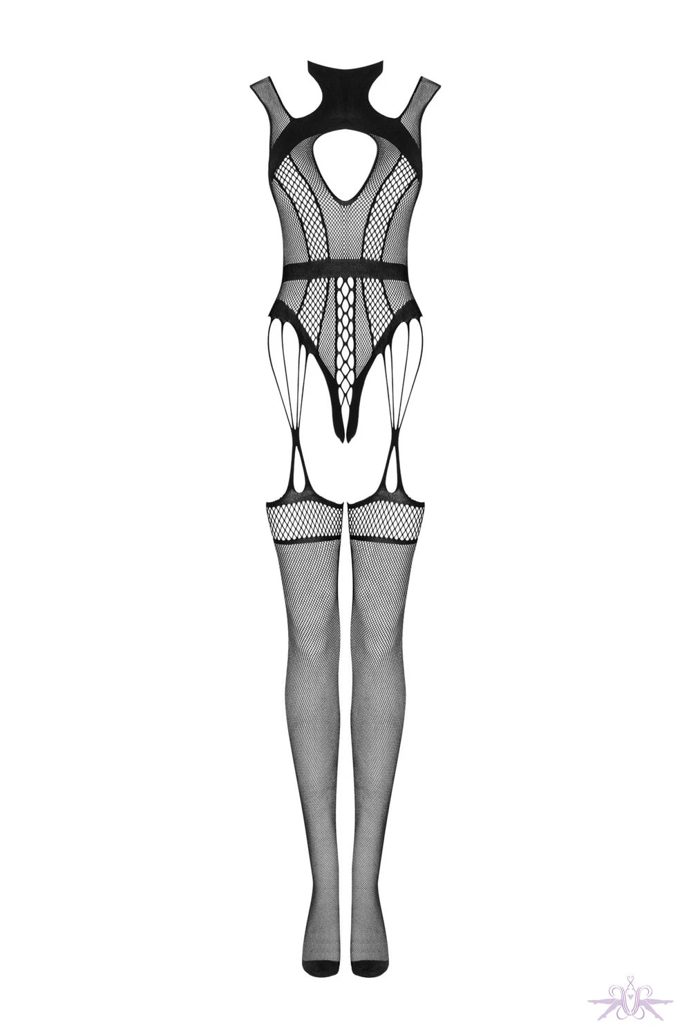 Obsessive Cut-Out Design Fishnet Bodystocking 7 Obsessive Cut-Out Design Fishnet Bodystocking - Image 5