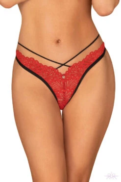 Obsessive Mettia Red Thong 17 Obsessive Mettia Red Thong -Glamour Lace Shop Mayfair StockingsObsessive mettia thong 2 2 20