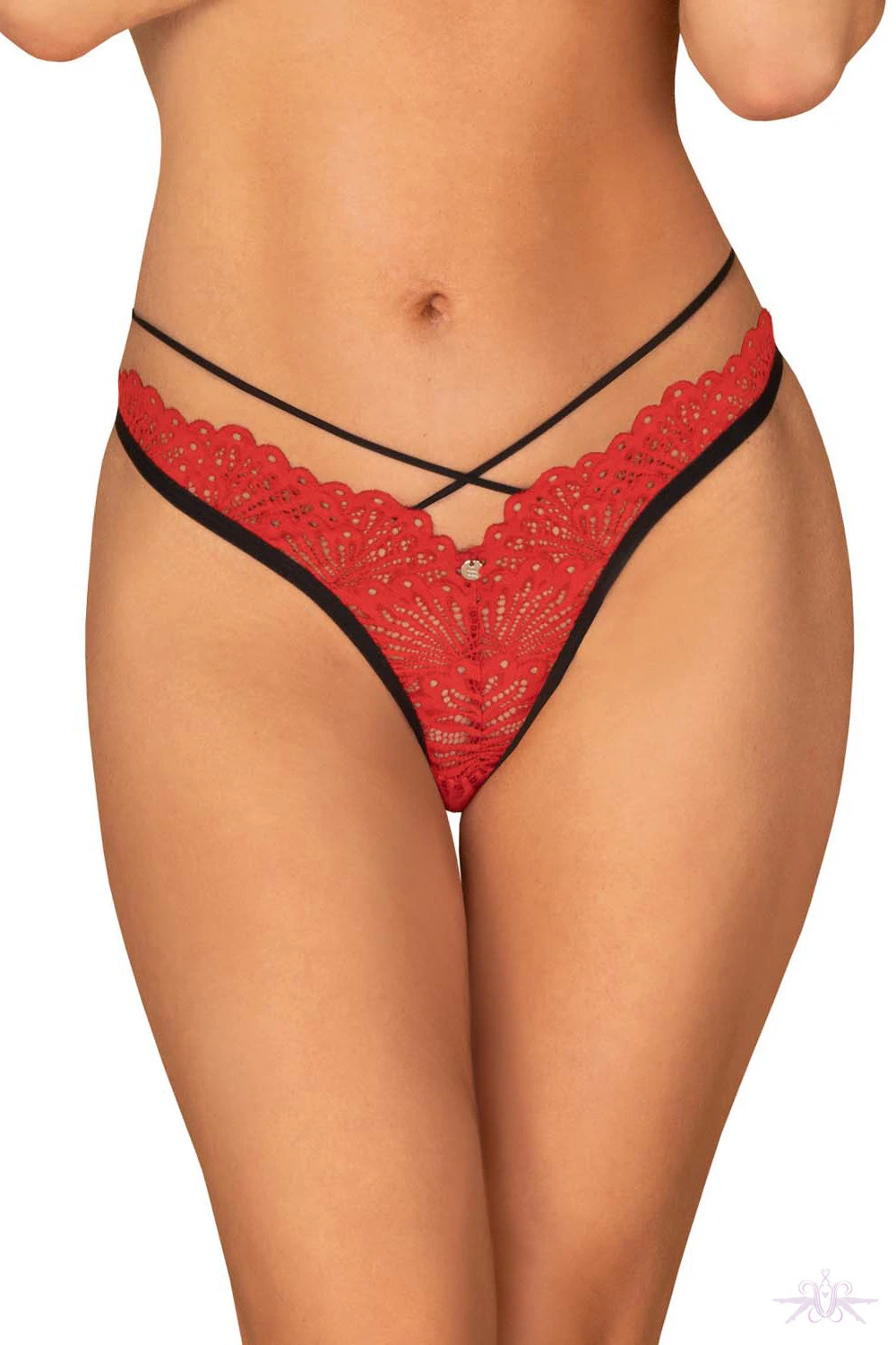 Obsessive Mettia Red Thong 7 Obsessive Mettia Red Thong - Image 5