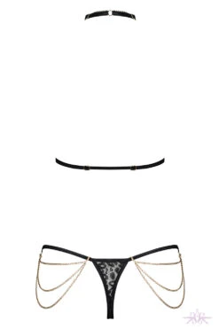 Obsessive Pantheria Chain 2 Piece Set -Glamour Lace Shop Mayfair StockingsObsessive pantheria set back packshot 1500x1120 7