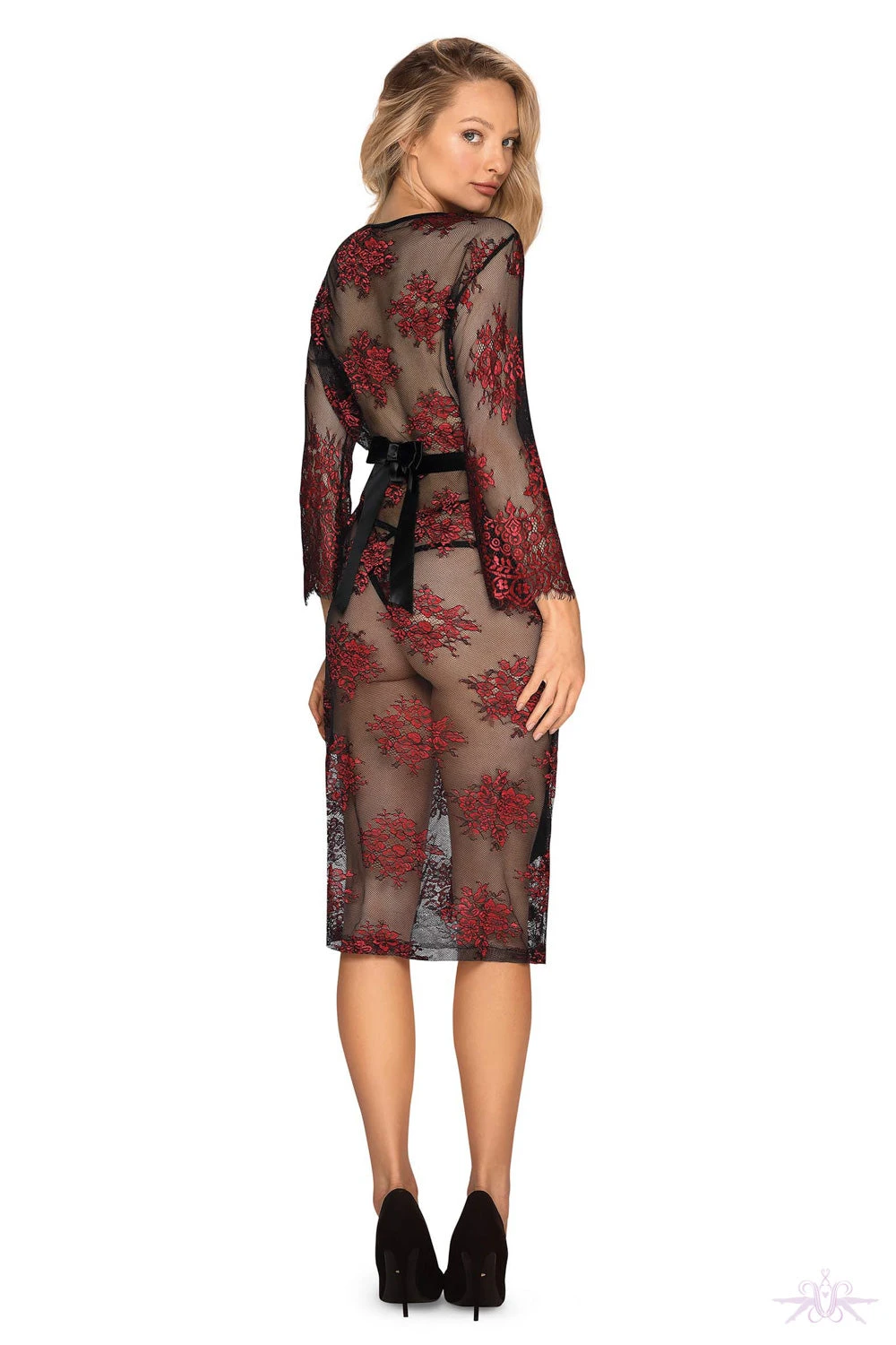 Obsessive Redessia Lace Peignoir 8 Obsessive Redessia Lace Peignoir - Image 6