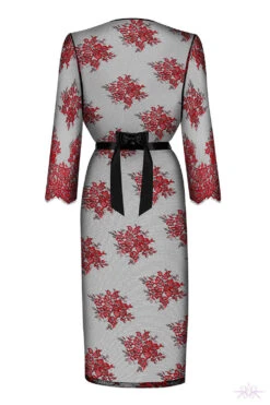 Obsessive Redessia Lace Peignoir 22 Obsessive Redessia Lace Peignoir -Glamour Lace Shop Mayfair StockingsObsessive redessia peignoir back packshot 36