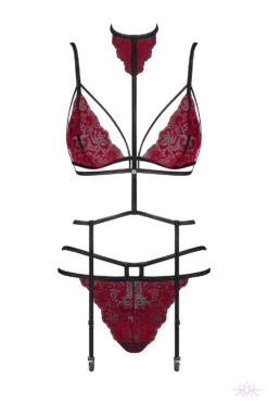 Obsessive Sugestina 3 Piece Set 21 Obsessive Sugestina 3 Piece Set -Glamour Lace Shop Mayfair StockingsObsessive sugestina set packshot 2