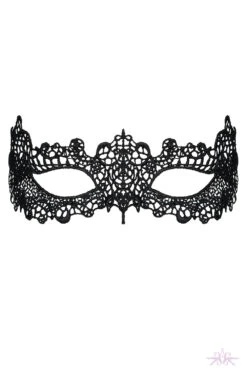 Obsessive Black Lace Mask -Glamour Lace Shop Mayfair StockingsObsessive A701 packshot 2