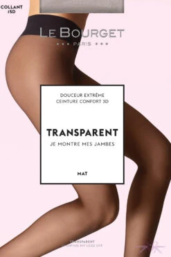 Le Bourget 15 Denier Nanofibre Matt Tight 7 Le Bourget 15 Denier Nanofibre Matt Tight -Glamour Lace Shop Mayfair StockingsTRANSPARENT1HS 29