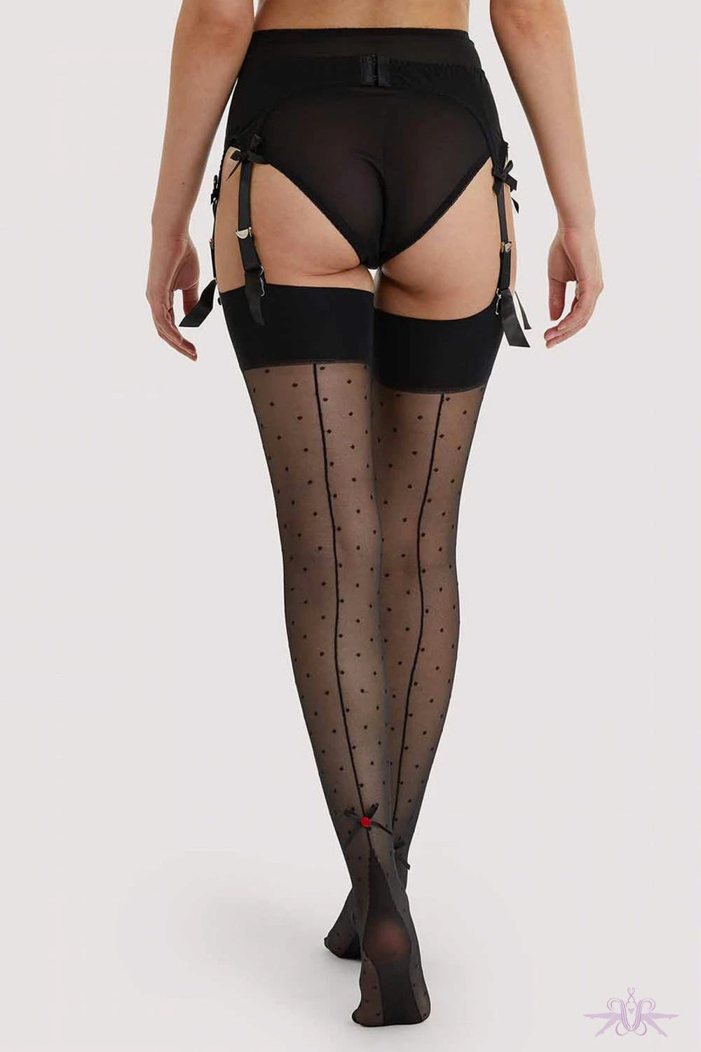 Playful Promises Dotty Seamed Stockings 3 Playful Promises Dotty Seamed Stockings