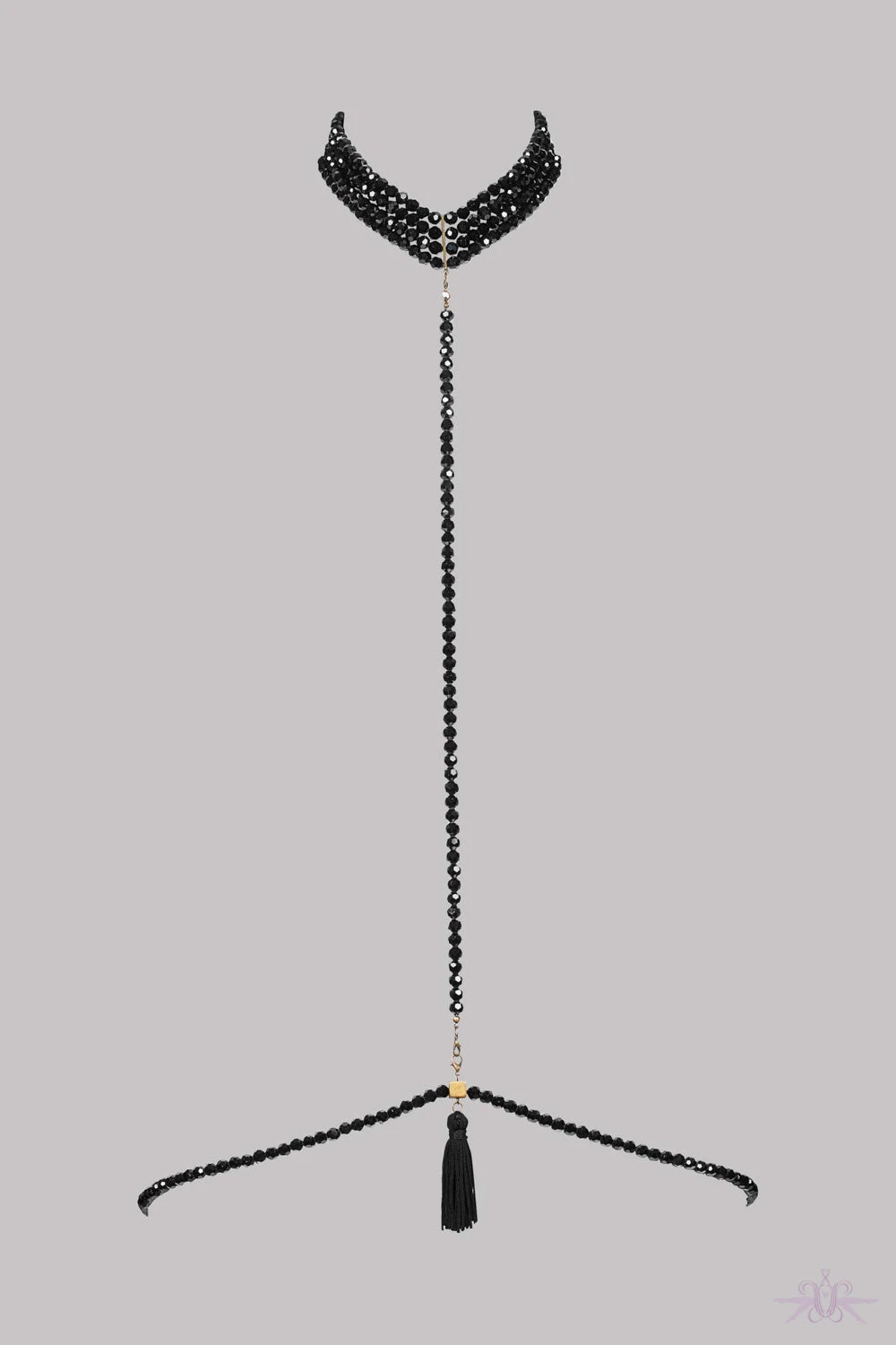 Maison Close A Ton Cou - Jet Pearl Harness 9 Maison Close A Ton Cou - Jet Pearl Harness - Image 7
