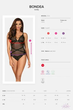 Obsessive Bondea Bodysuit -Glamour Lace Shop Mayfair Stockingsbondea teddy 19