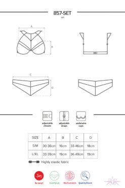 Obsessive Pearl Halter Neck Lace 2 Piece Set -Glamour Lace Shop Mayfair Stockingseng 857 set 19