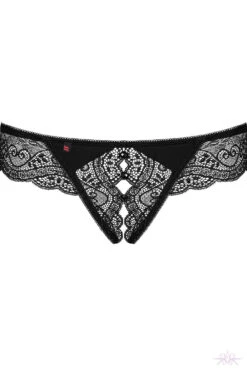 Obsessive Miamor Crotchless Thong -Glamour Lace Shop Mayfair Stockingsobsessive miamor crotchless thong packshot 6