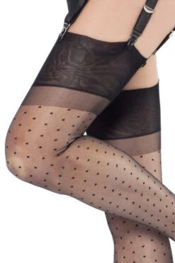 Cervin Capri Plumetis 15 Stockings 10 Cervin Capri Plumetis 15 Stockings -Glamour Lace Shop basplumetiscervin1 4