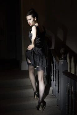 Gio Reinforced Heel And Toe Nylon Stockings -Glamour Lace Shop rht